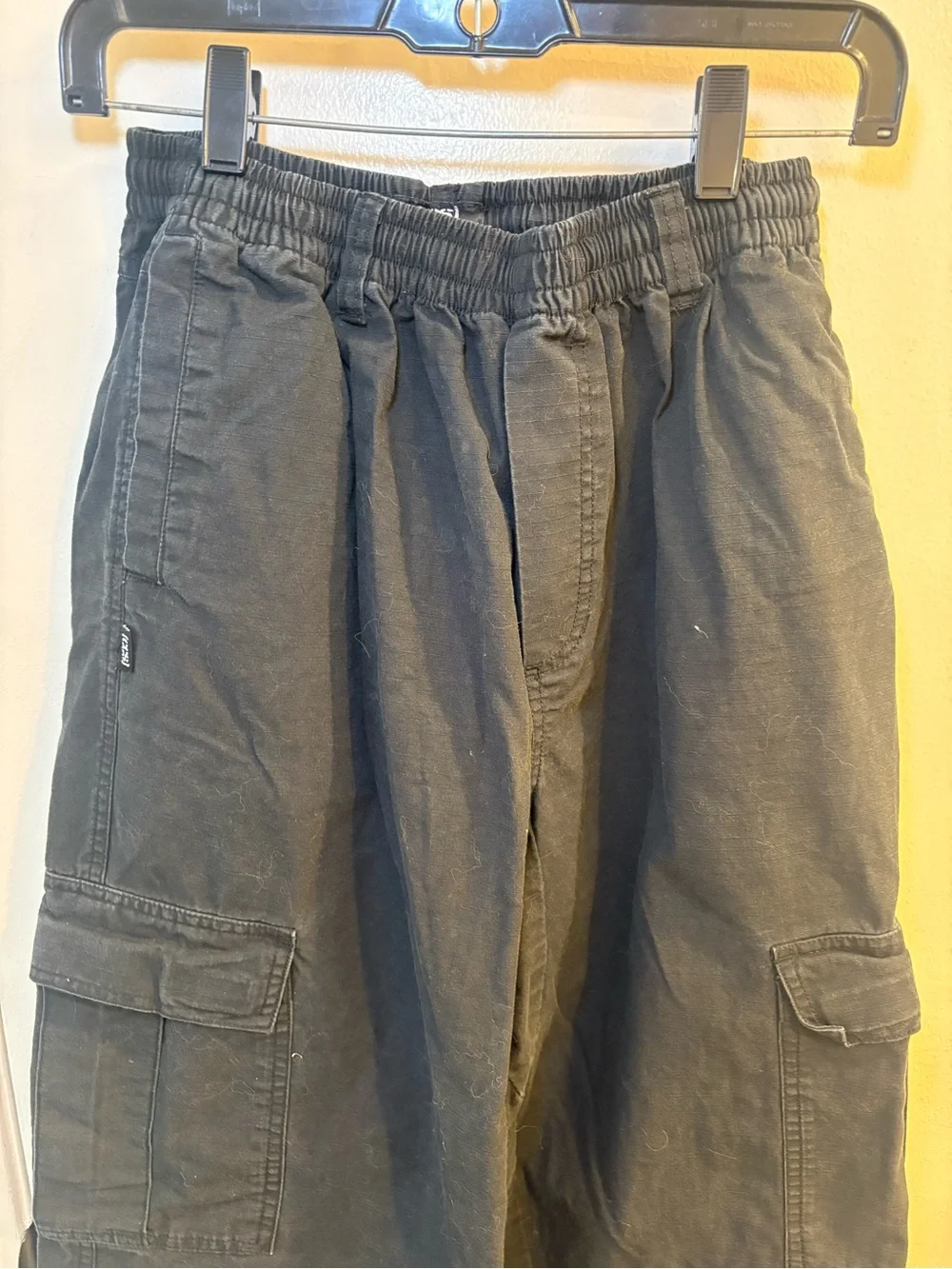 CCS Mailorder Rip stop Cargo Pants Black Size XS Skateboarder